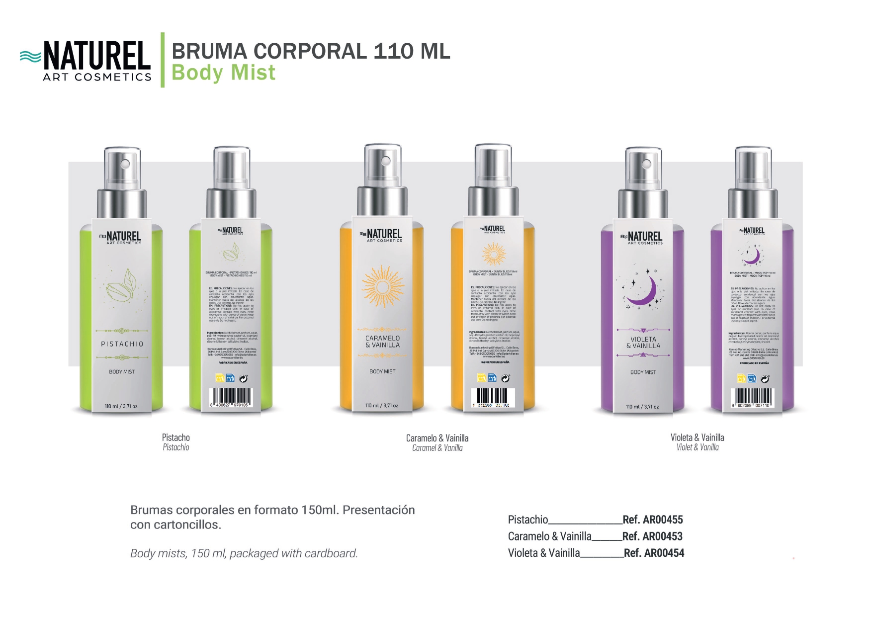 Bruma Corporal Naturel colección
