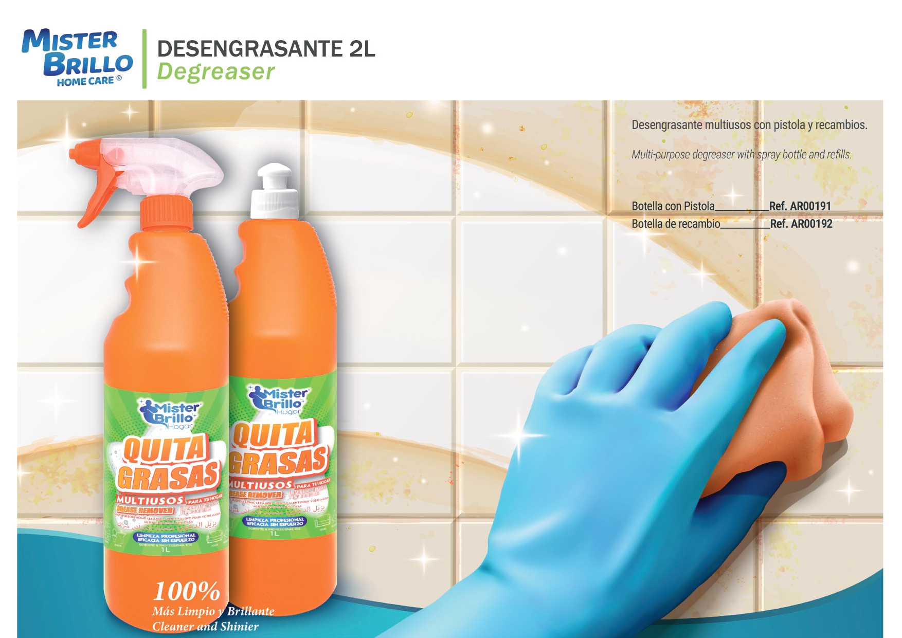 Desengrasante MR BRILLO 2L