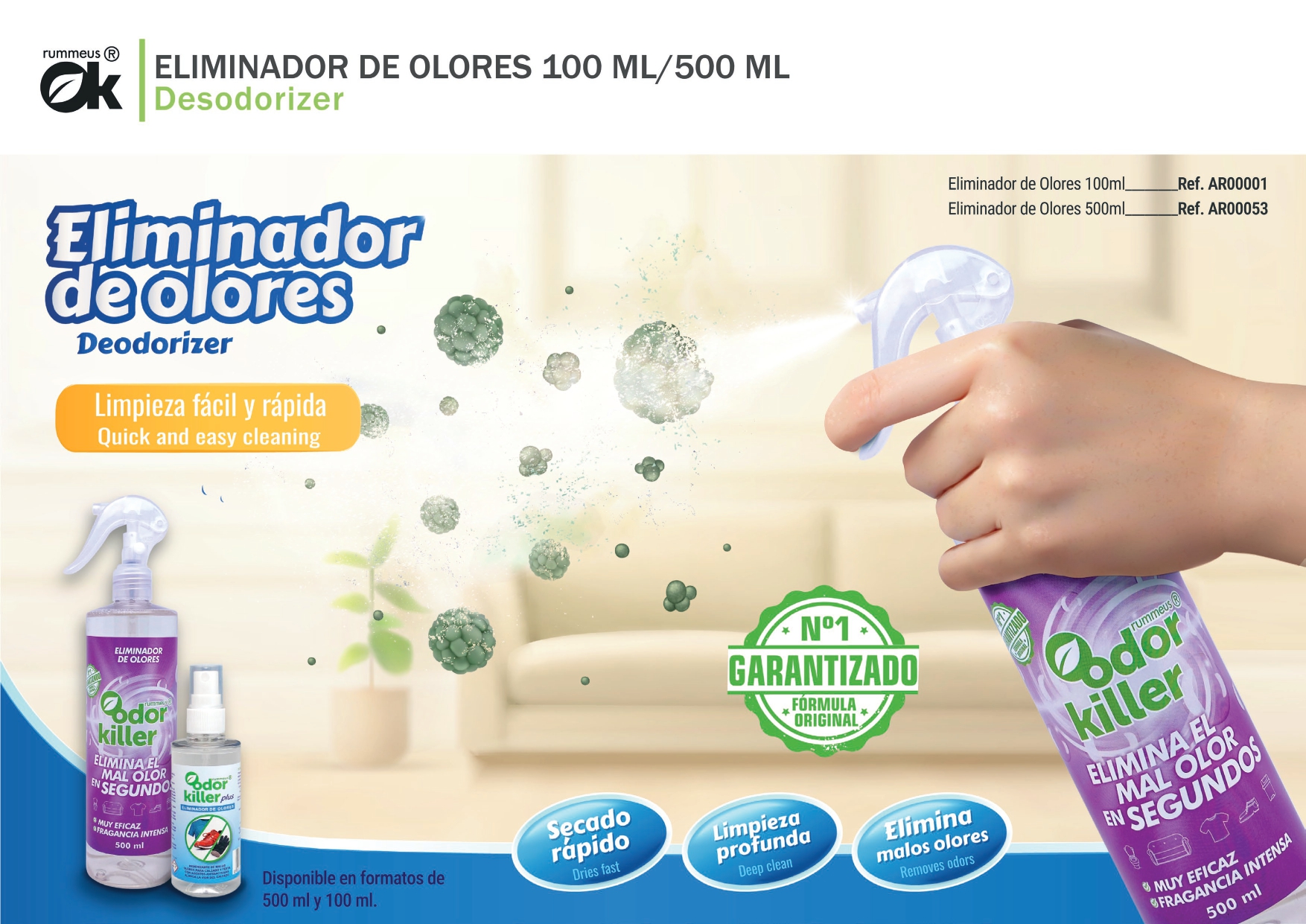Eliminador de Olores OK