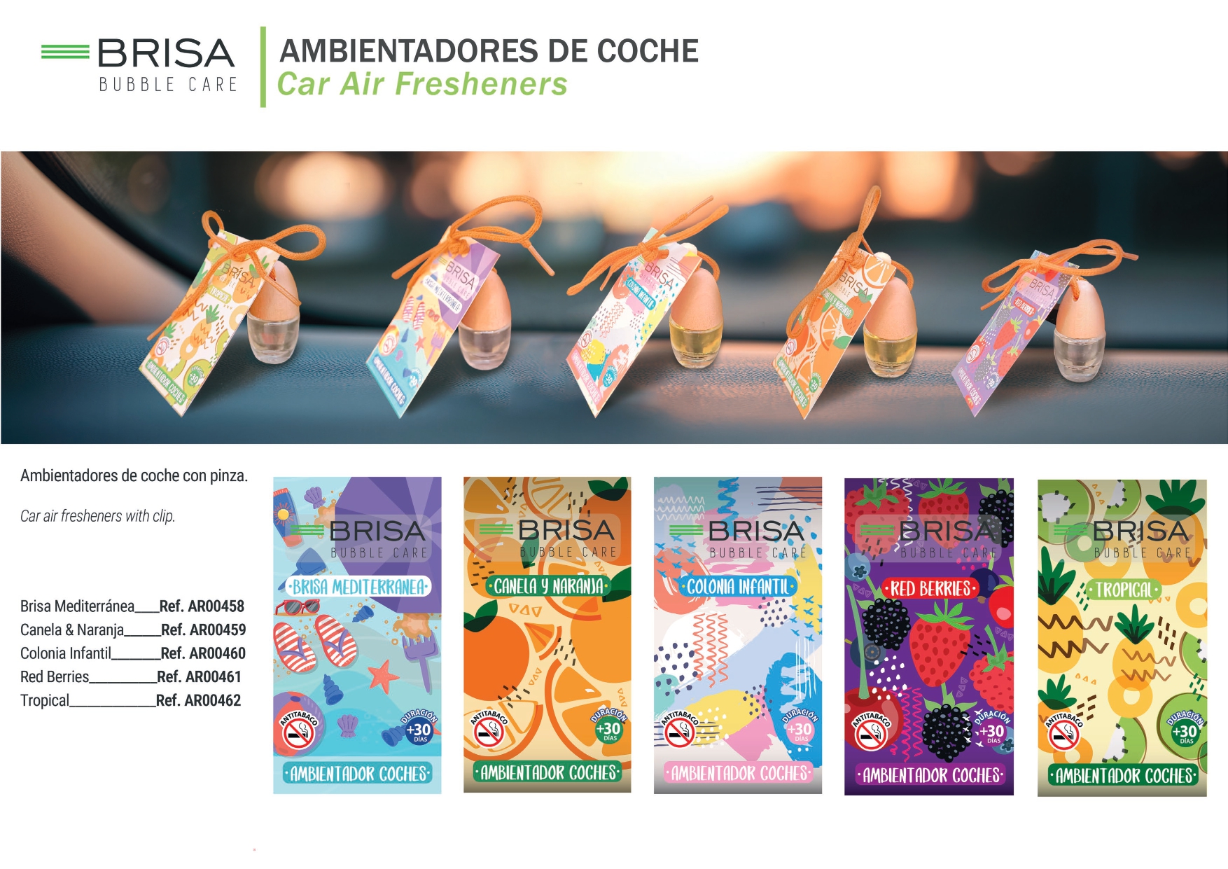 Ambientadores de Coche Brisa