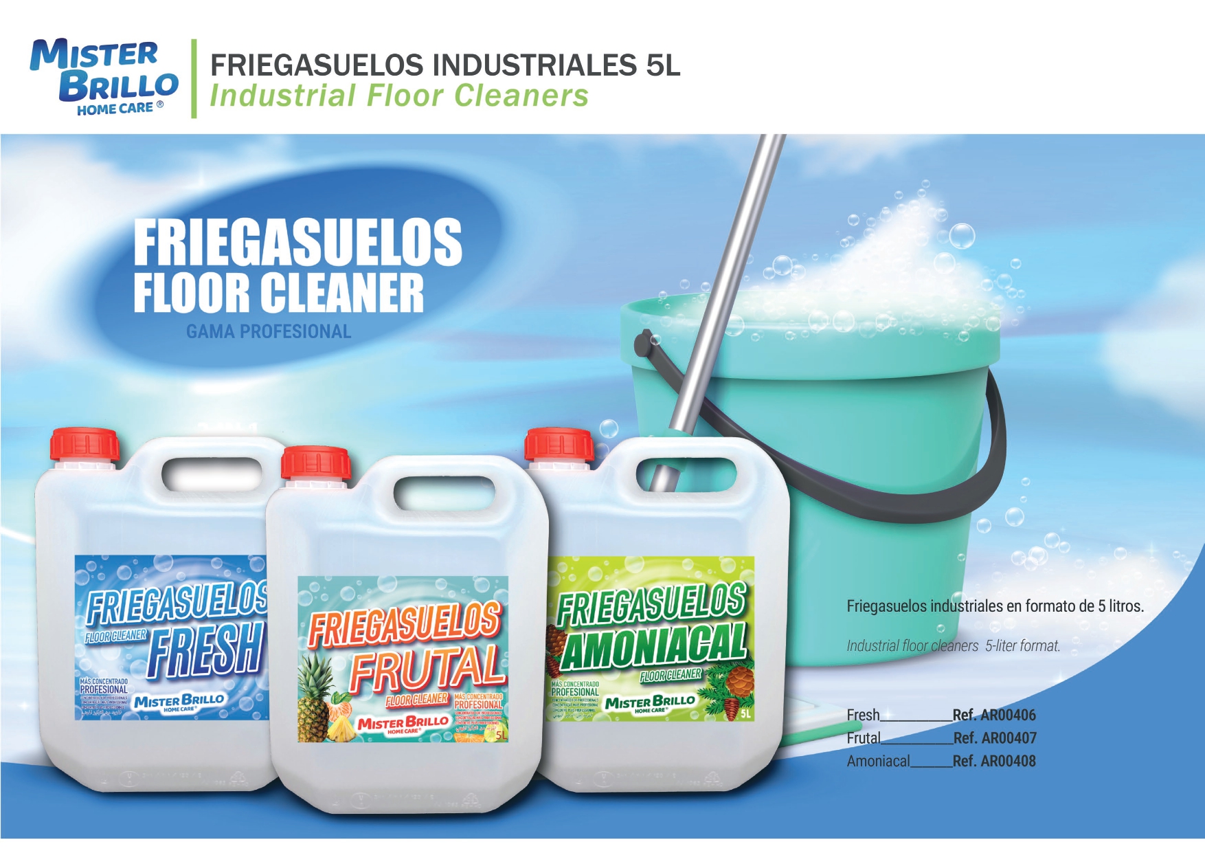Friegasuelos Industriales 5L